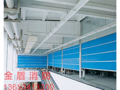 無機布防火卷簾門