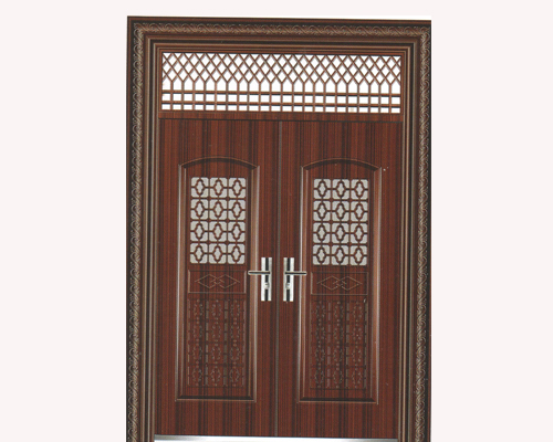 梅花沖孔雙開門